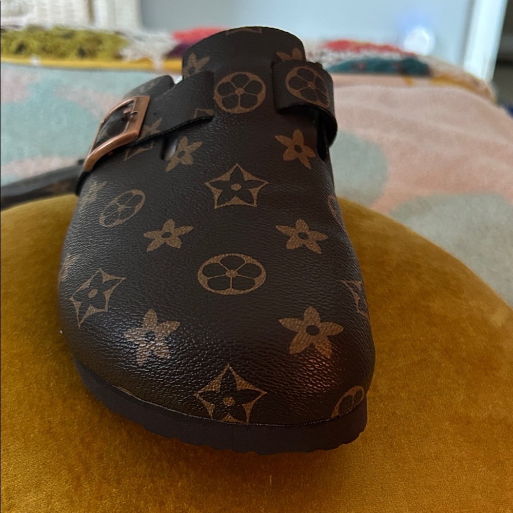 Brown Monogram Clogs NWOB - Picture 9 of 14